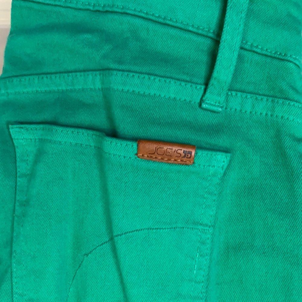Joe’s Jeans Green Skinny Jeans Loooonnngg